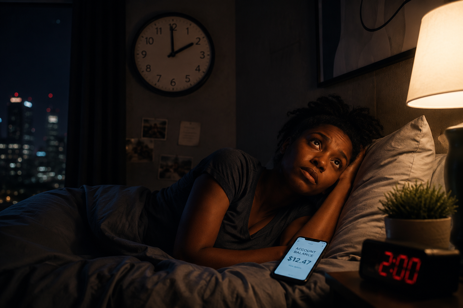 The Lies Your Brain Tells You at 2 A.M. (Especially After Checking Your Account Balance 😭)